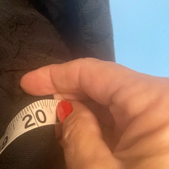 Apt. 9 Black jacquard damask Swing Coat Baby Doll Medium - Picture 13 of 14